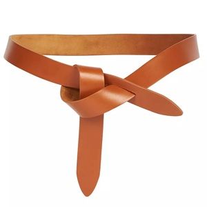 Isabel Marant white leather belt